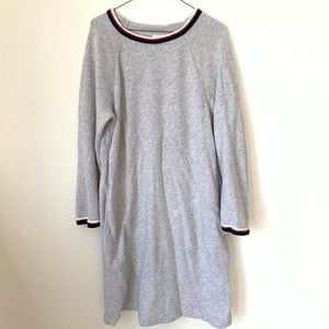 Lou & Grey sweater dress with festive trim